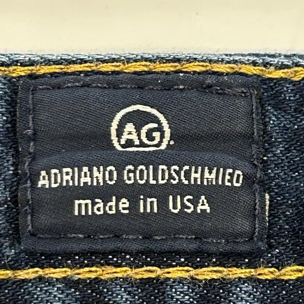 AG Adriano Goldschmied The Protege Jeans Mens 38x29 Blue Straight Leg Dark Wash